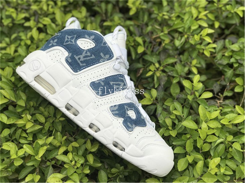 Nike Air More Uptempo 96 White Blue